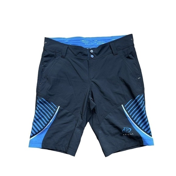 Primal Cycling Apparel Shorts Women’s Size XXL Black And Blue Sports - Picture 1 of 6